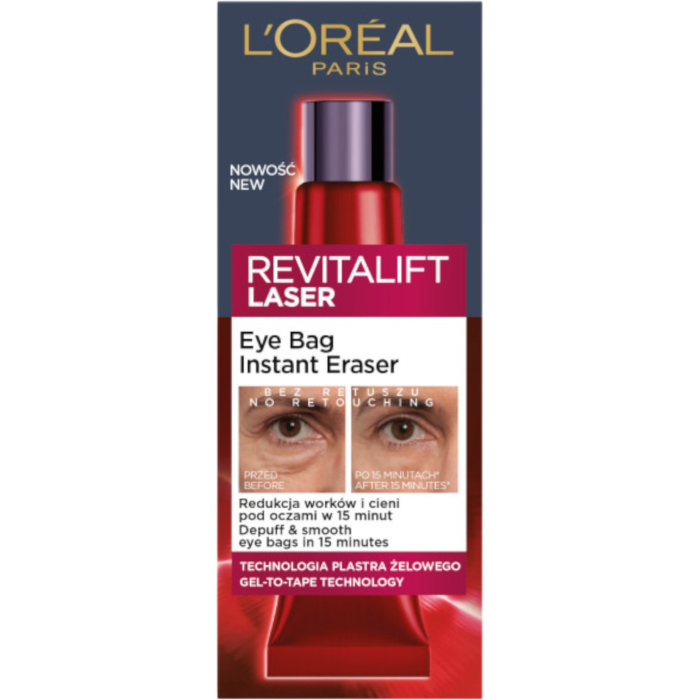 Loreal Revitalift Laser Eye Bag Instant Eraser, Krem pod oczy