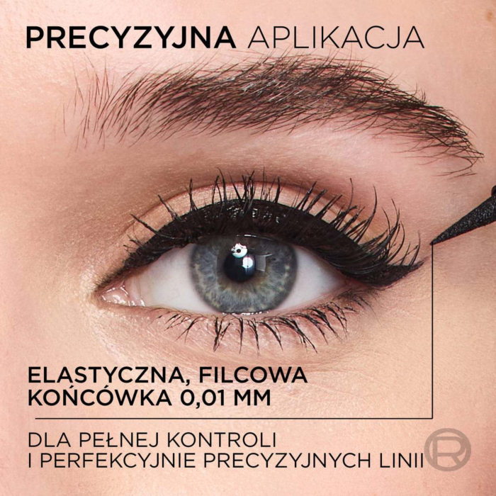 L'Oreal Haute Precision Eyeliner w płynie, Noir Silk