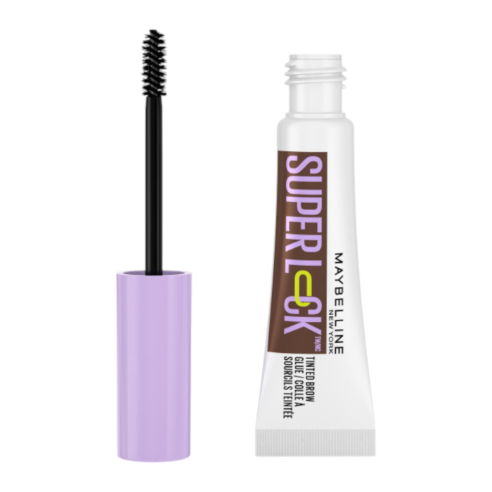 Maybelline Super Lock Brow Glue Żel do brwi, Deep Brown 
