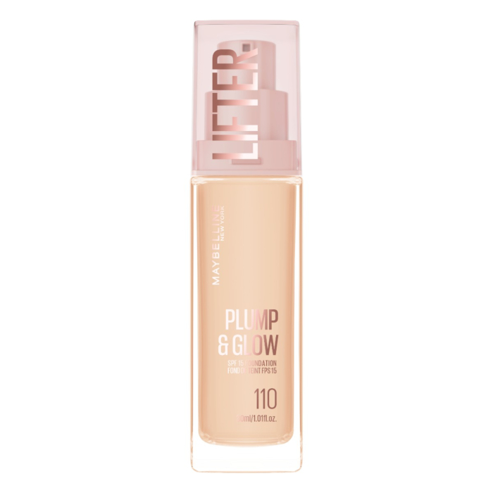 Maybelline Lifter Plump & Glow Podkład rozświetlający, 110