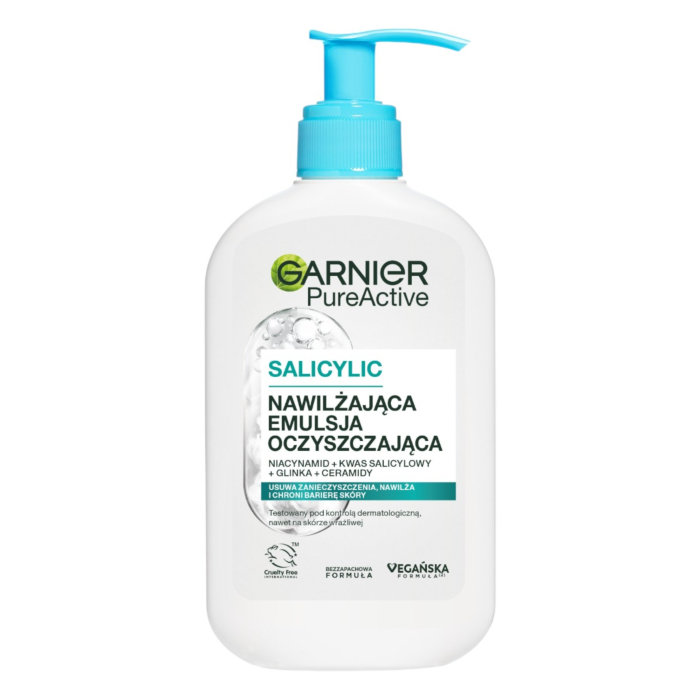 Garnier Pure Active Głęboko oczyszczająca emulsja nawilżająca do twarzy