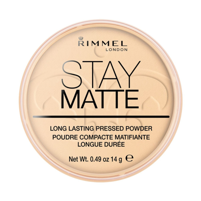 Rimmel Stay Matte Puder do twarzy, 001 Transparent