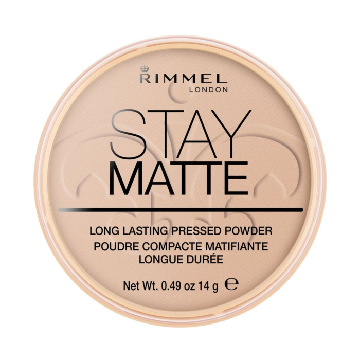 Rimmel Stay Matte Puder do twarzy, 005 Silky Beige