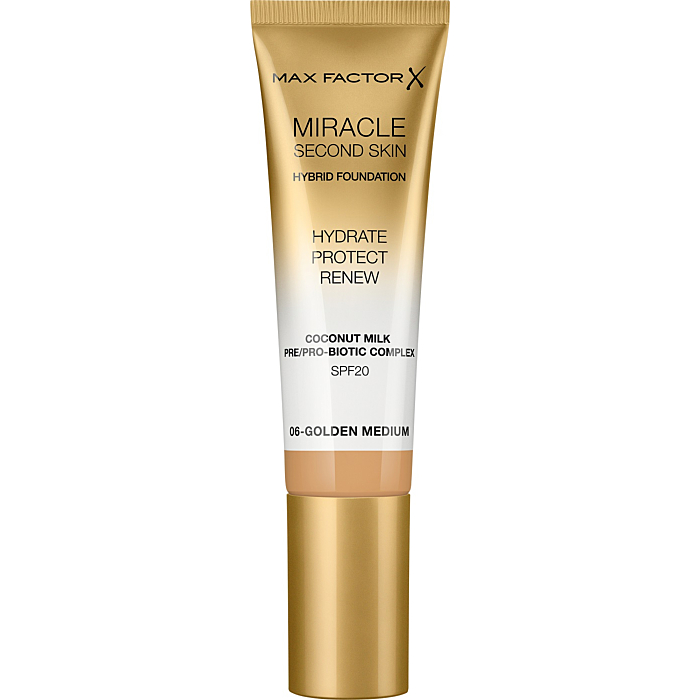 Max Factor Miracle Touch Second Skin Podkład, 06 Golden Medium