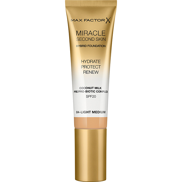 Max Factor Miracle Touch Second Skin Podkład, 04 Light Medium