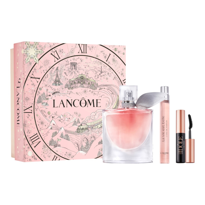 Lancome La Vie Est Belle Zestaw: woda perfumowana dla kobiet 50 ml + perfumetka travel size 10 ml + minitusz do rzęs Lash Idole