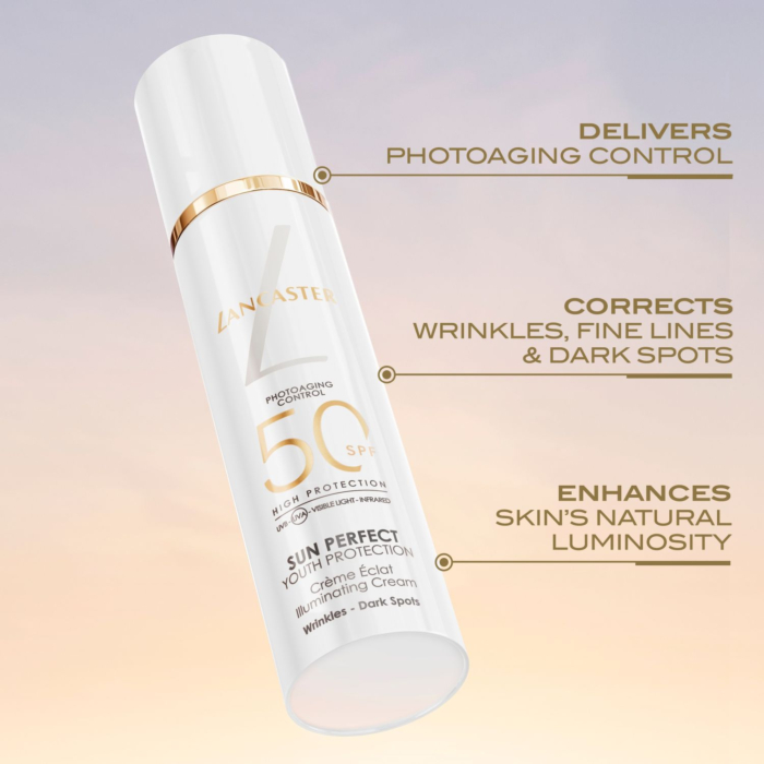Lancaster Sun Perfect Rozświetlający krem anti-aging do twarzy SPF50