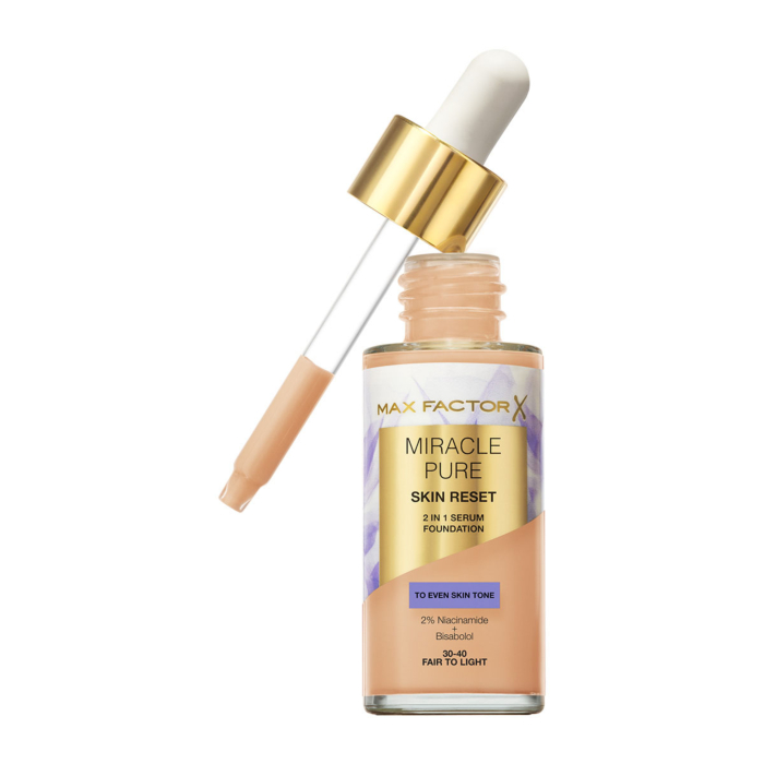 Max Factor Miracle Pure Skin Reset Podkład-serum 2w1, 30-40 Fair to Light