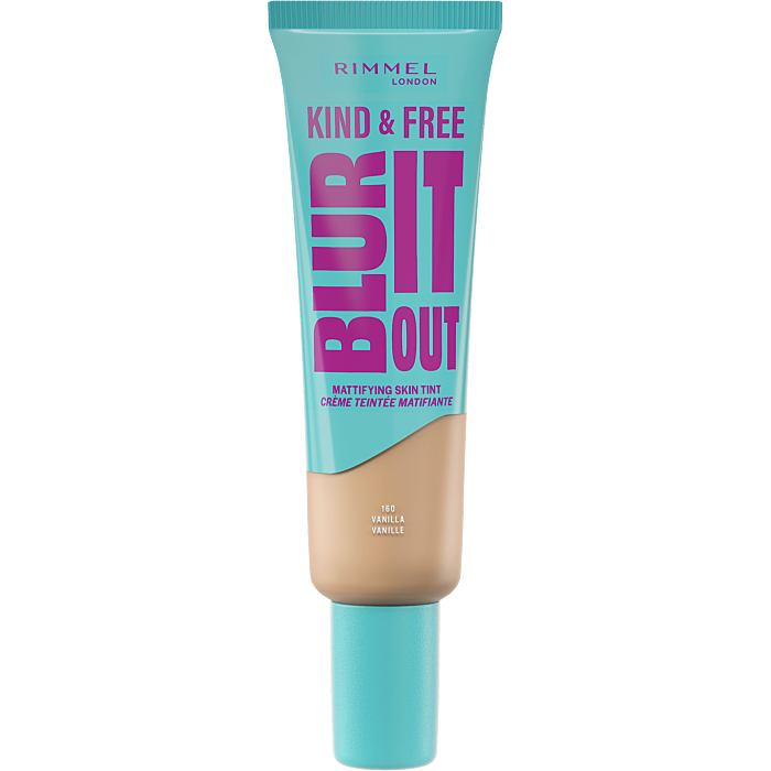 Rimmel Kind & Free Blur It Out Skin Tint Matujący podkład do twarzy, 160 Vanilla