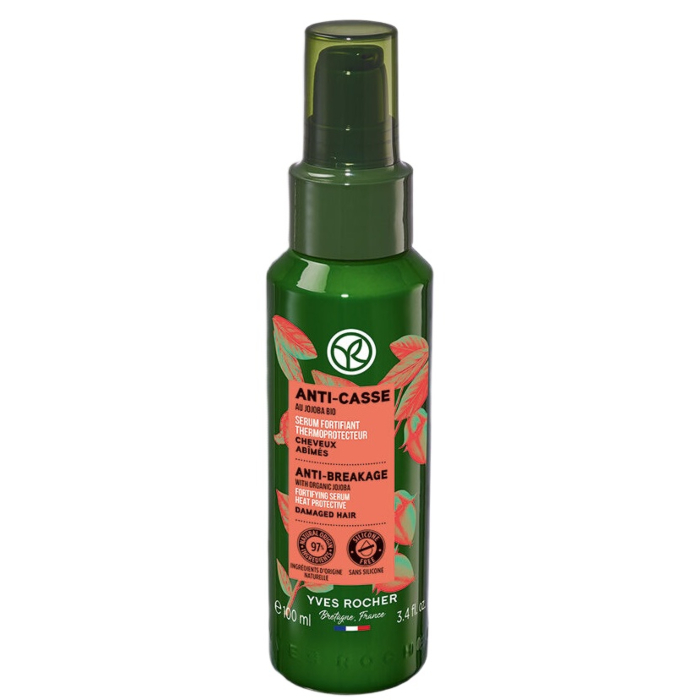 Yves Rocher Wzmacniające serum termoochronne przeciw łamaniu się włosów z olejkiem jojoba BIO