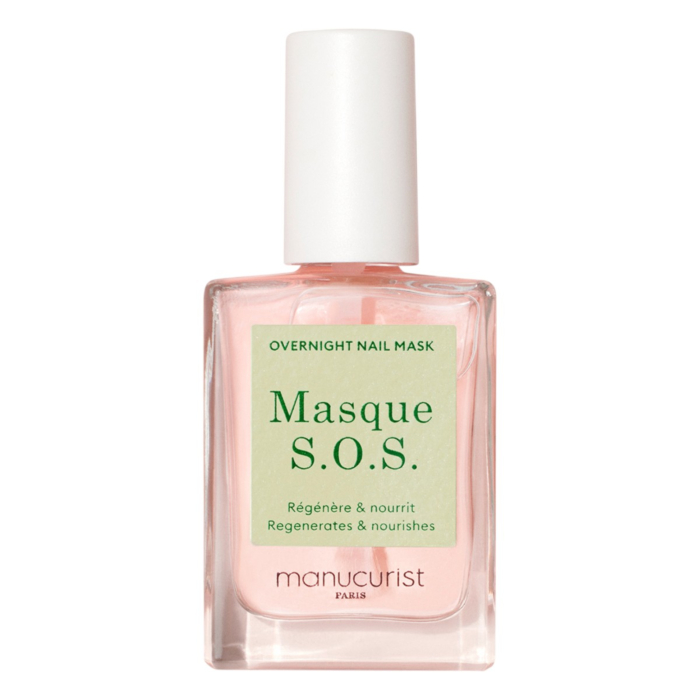 Manucurist Masque S.O.S. Odżywczo-regenerująca maska do paznokci na noc, 15 ml