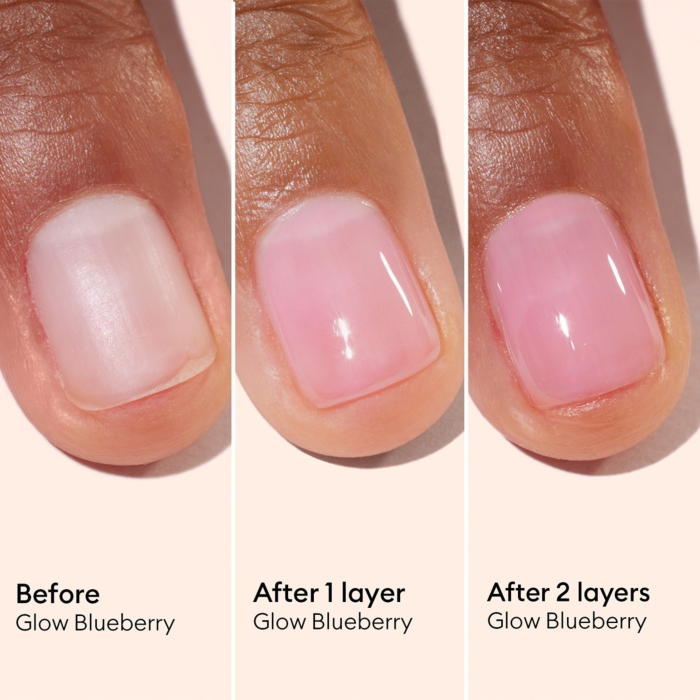 Manucurist Active Glow Pielęgnacyjny lakier do paznokci o ultrabłyszczącym wykończeniu, Blueberry