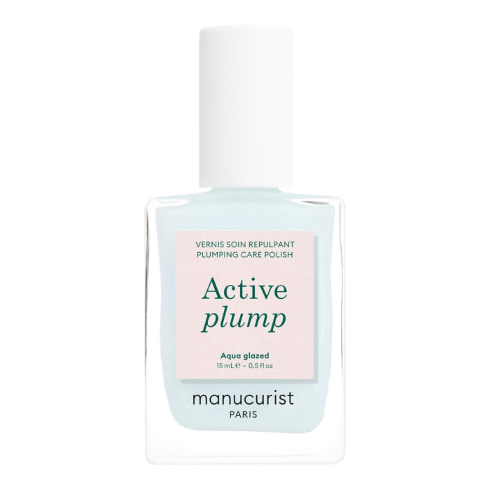 Manucurist Active Plump Pielęgnacyjny lakier do paznokci z efektem wypełniającym, Aqua Glazed
