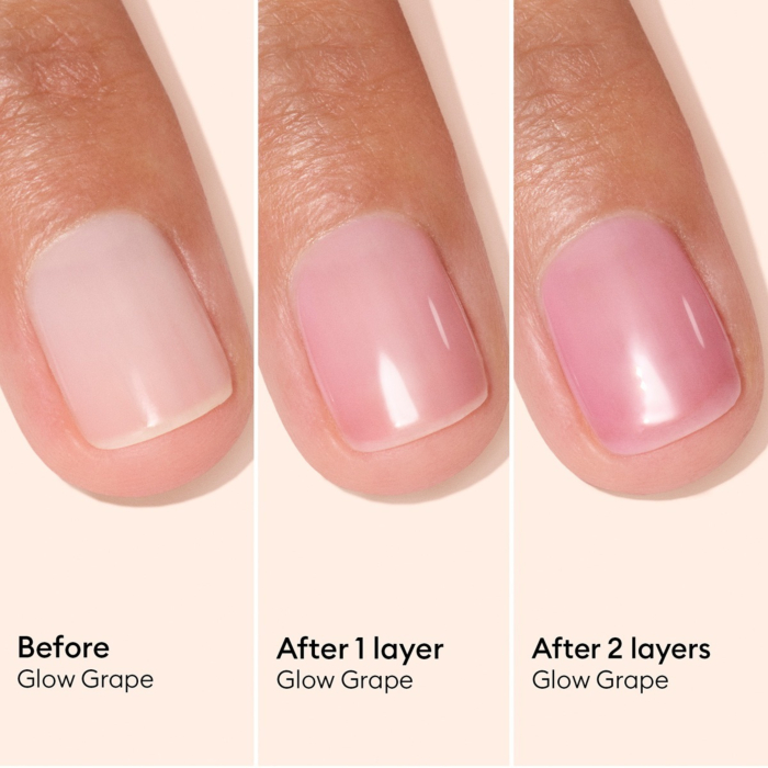 Manucurist Active Glow Pielęgnacyjny lakier do paznokci o ultrabłyszczącym wykończeniu, Grape