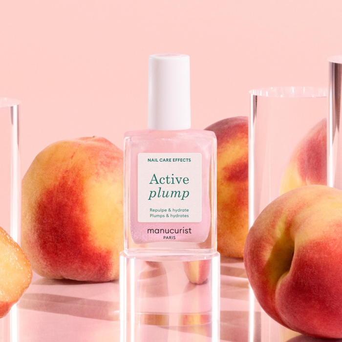 Manucurist Active Plump Pielęgnacyjny lakier do paznokci z efektem wypełniającym, Pink Glazed