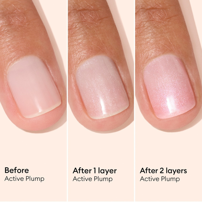 Manucurist Active Plump Pielęgnacyjny lakier do paznokci z efektem wypełniającym, Pink Glazed