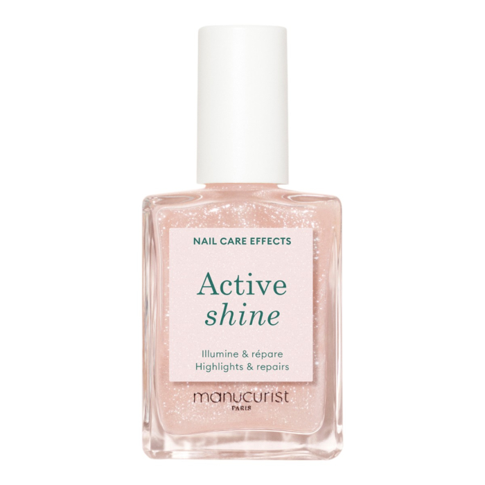 Manucurist Active Shine Pielęgnacyjny lakier do paznokci z efektem rozświetlającym, 15 ml