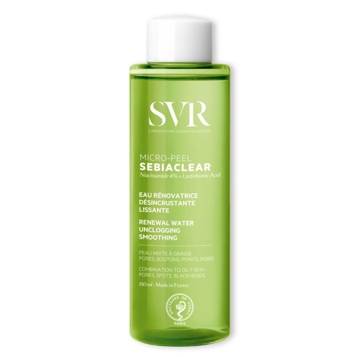 SVR Sebiaclear Micro-Peel, Mikrozłuszczająca esencja z kwasami 