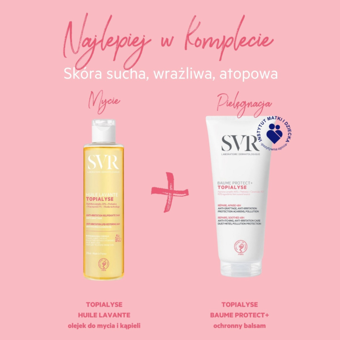 SVR Topialyse Baume Protect+, Kojący balsam ochronny do skóry atopowej 