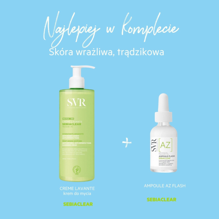 SVR Sebiaclear Ampoule Flash, Serum wygładzające z kwasem azelainowym 