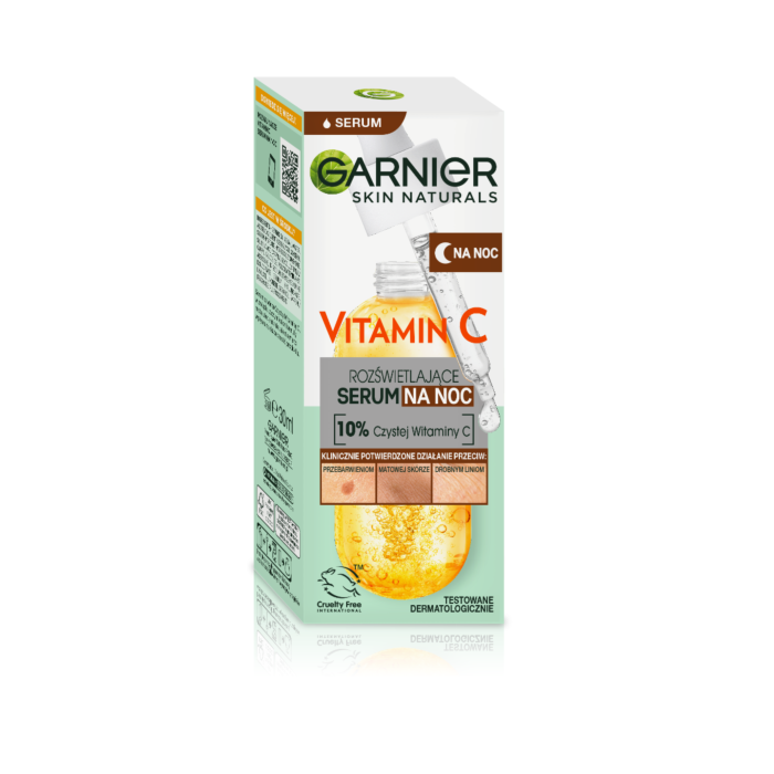 Garnier Skin Naturals Witamina C Rozświetające serum na noc