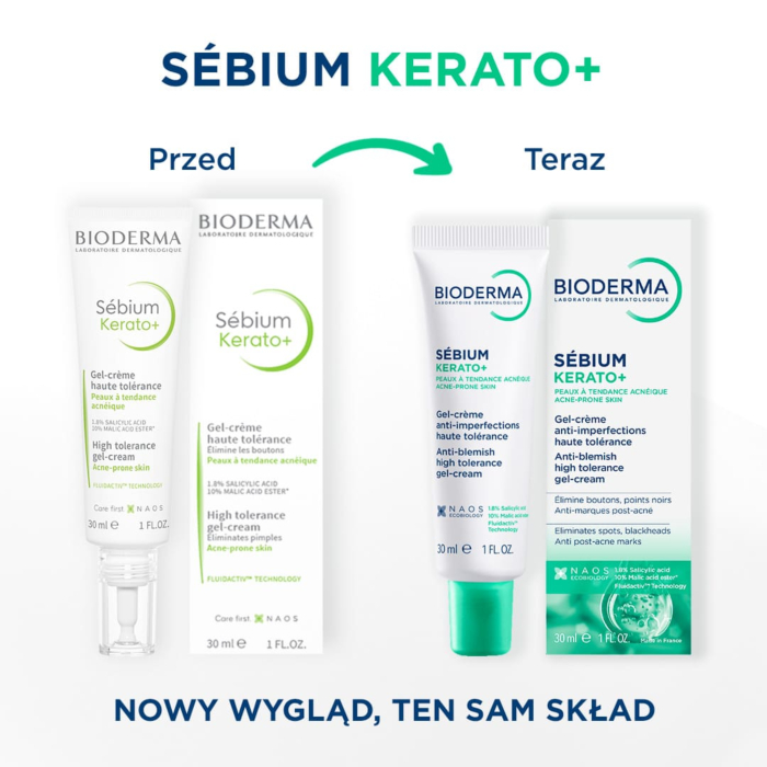Bioderma Sebium Kerato+ Żel-krem