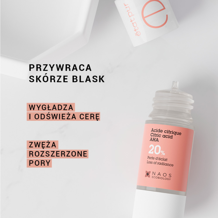Etat Pur Kwas cytrynowy AHA 20% - Przywrócenie blasku skóry