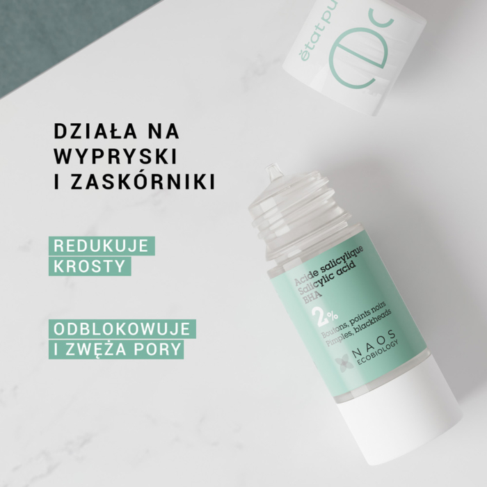 Etat Pur Kwas salicylowy BHA 2% - Redukcja krost i zaskórników