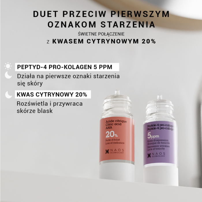 Etat Pur Peptyd 4-pro-kolagen 5ppm - Wygładzenie zmarszczek mimicznych
