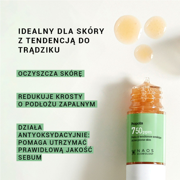 Etat Pur Propolis 750ppm - Redukcja niedoskonałości