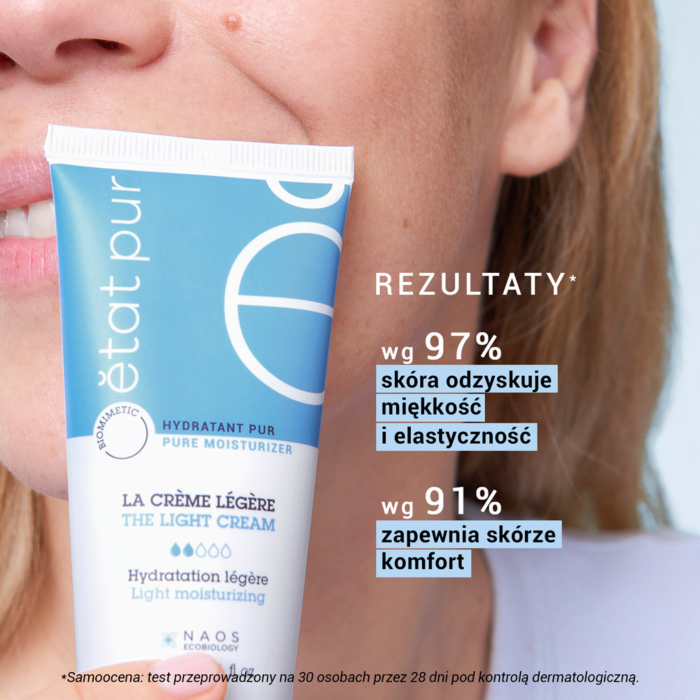 Etat Pur The Light Cream Nawilżający lekki krem do twarzy  i szyi