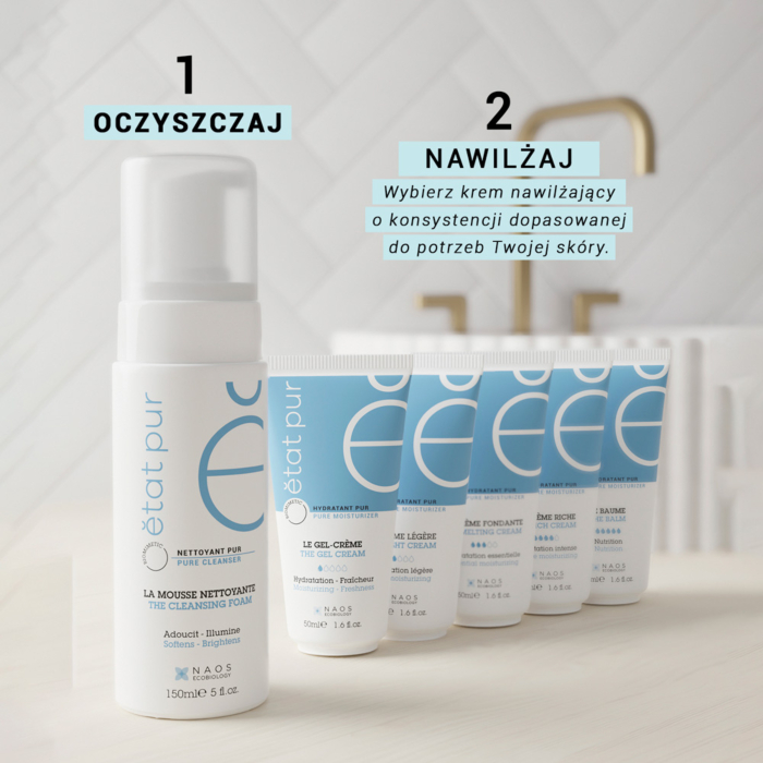 Etat Pur The Cleansing Foam Pianka oczyszczająca do twarzy, szyi oraz oczu