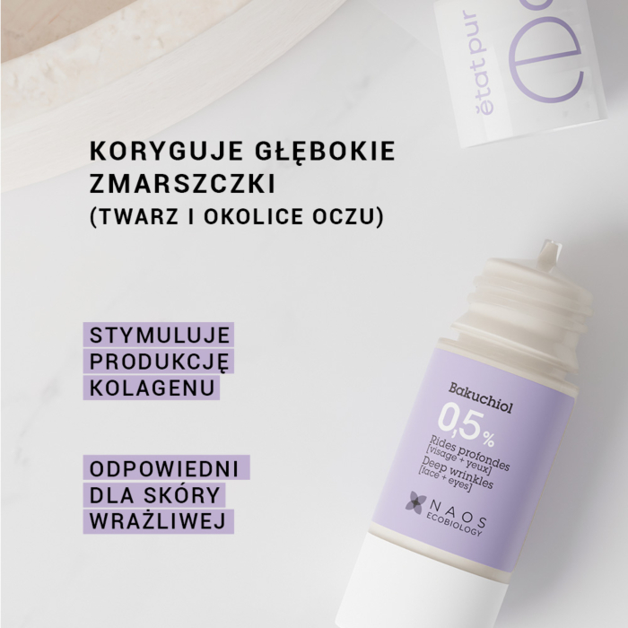 Etat Pur Bakuchiol 0,5% - Redukcja zmarszczek twarzy i okolic oczu