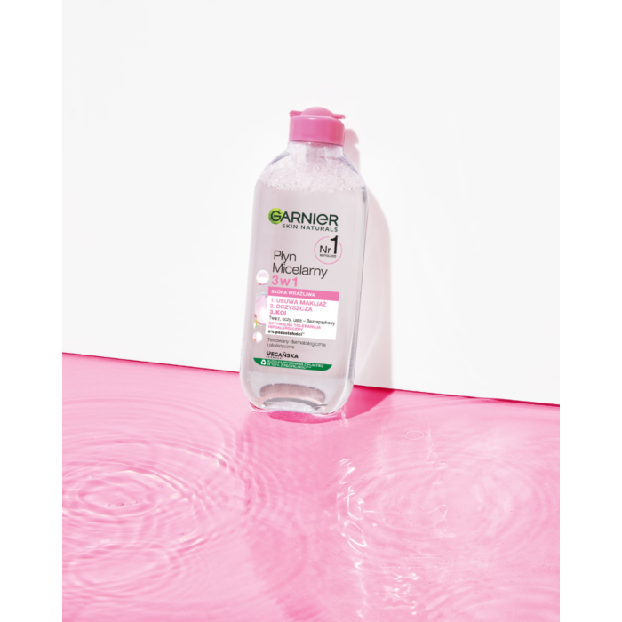 Garnier Skin Naturals Płyn micelarny do skóry wrażliwej 3w1
