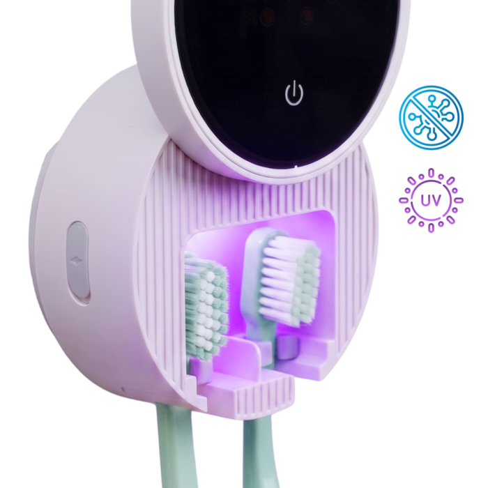 ZENT Uveo Plus Sterylizator UV i uchwyt do szczoteczek z suszeniem ThermoDry i czujnikiem ruchu