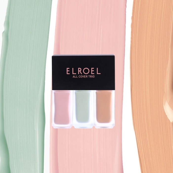 Elroel All Cover Trio mini trio korektorów, 4.5g