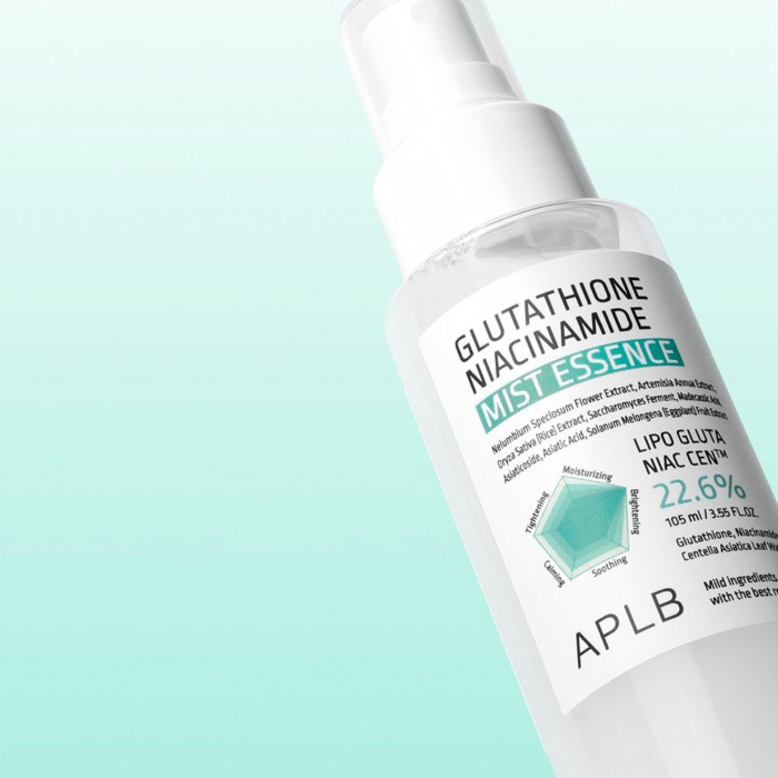 APLB Glutathione Niacinamide Mist Essence rozjaśniająca esencja w mgiełce, 105ml