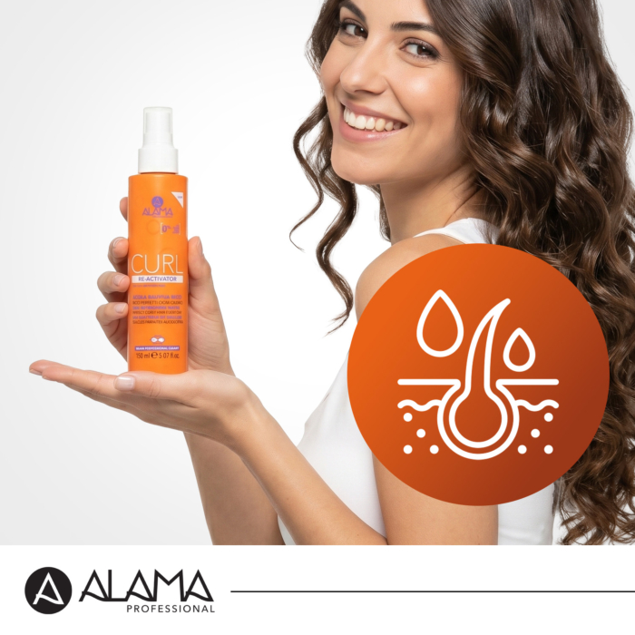 Alama Curl Aktywator Spray Mgiełka reaktywująca skręt do loków i fal 150ml