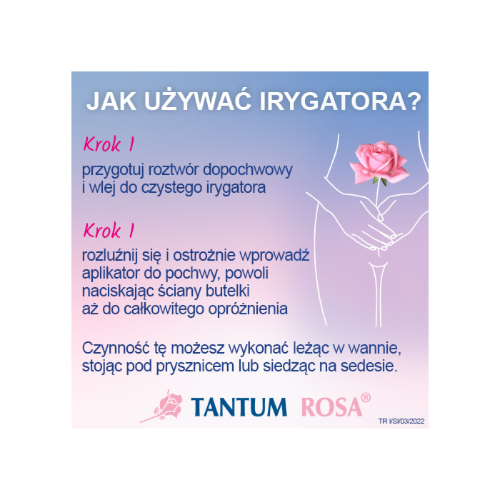 Tantum Rosa, Irygator do higieny intymnej