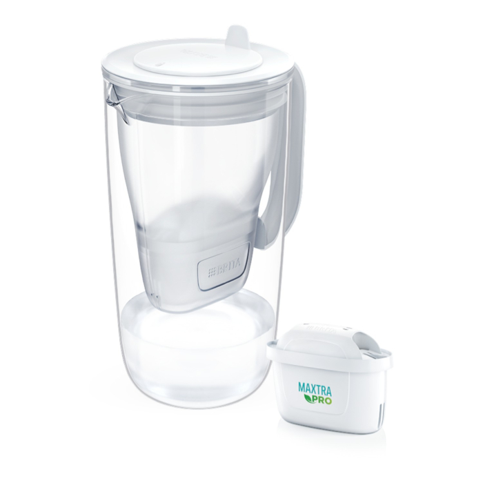 Brita MaxtraPro Pure Performance Glass Szklany dzbanek z wkładem filtrującym, szary 