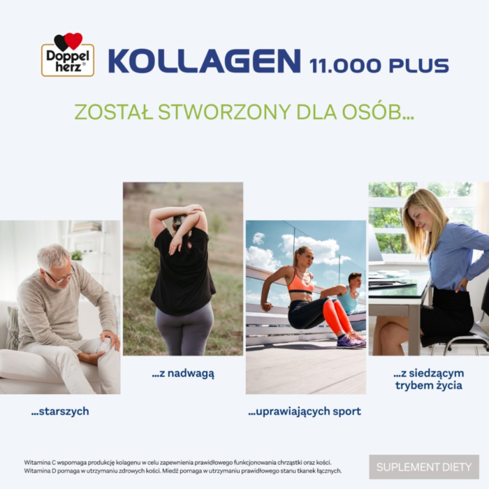 Doppelherz System Kollagen 11.000 Plus, Fiolki z płynem doustnym