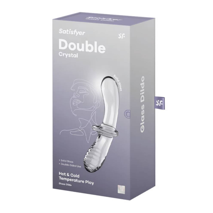 Satisfyer Masażer Double Crystal Transparent 