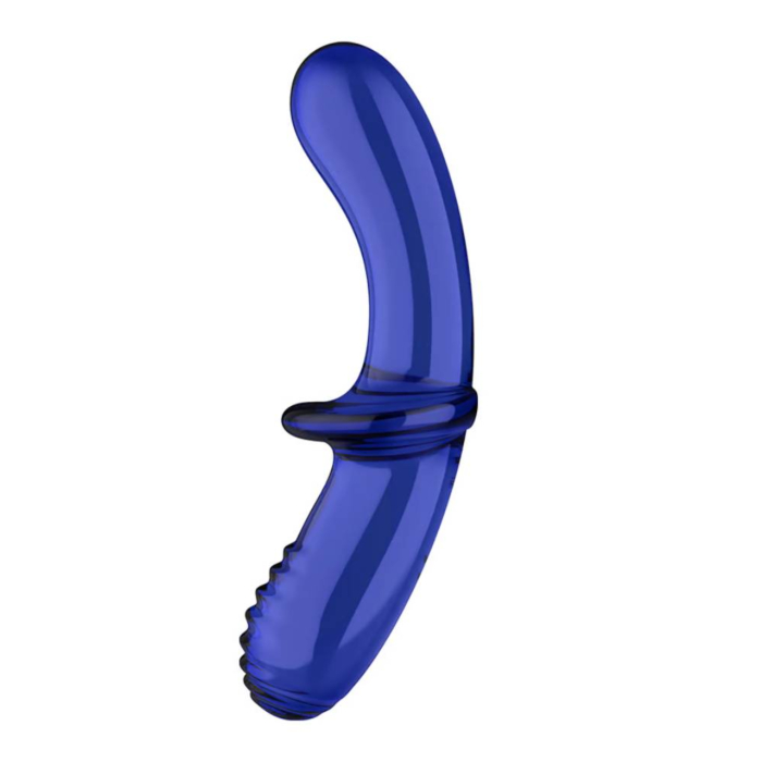Satisfyer Masażer Double Crystal Light Blue 