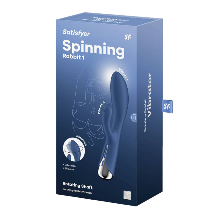 Satisfyer Spinning Rabbit 1 Blue - masażer intymny 1 szt.
