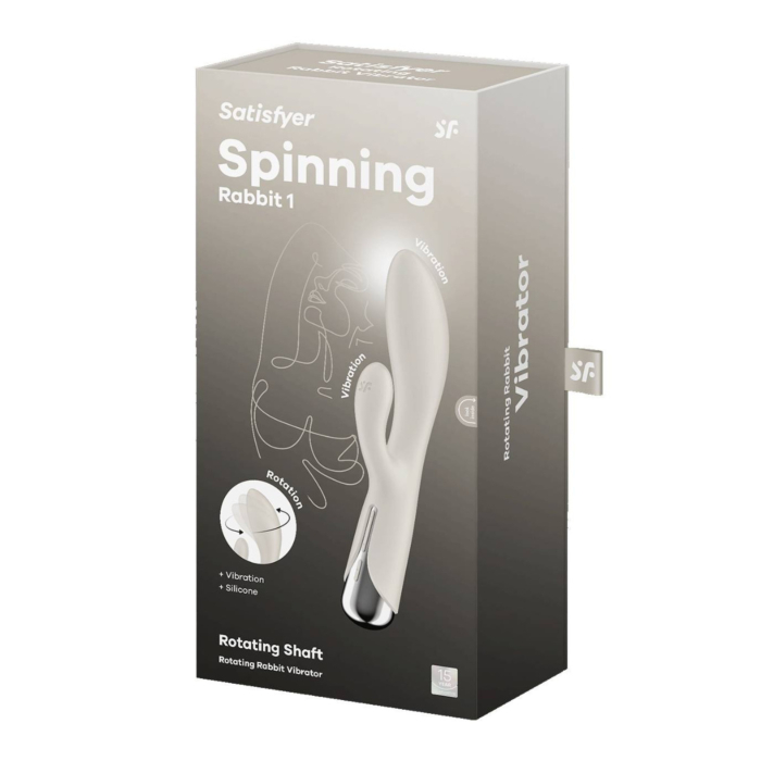 Satisfyer Spinning Rabbit 1 Beige - masażer intymny 1 szt.