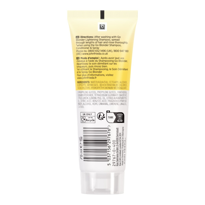John Frieda Go Blonder Odżywka do włosów blond, 75 ml