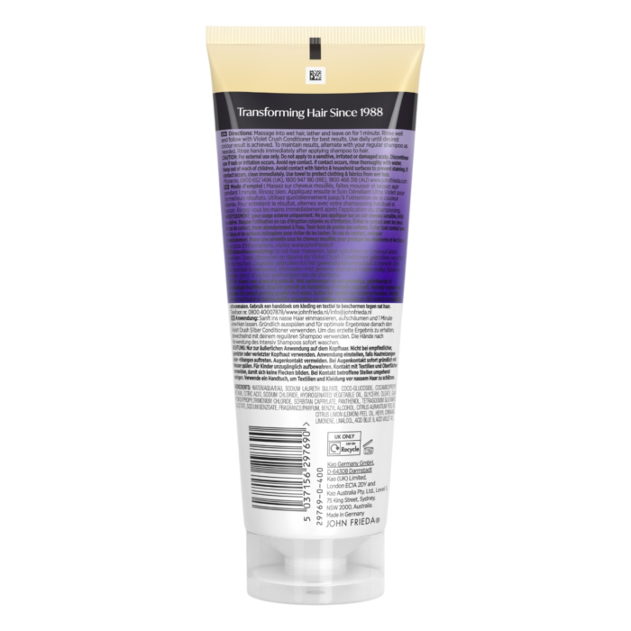 John Frieda Violet Crush Intensive Szampon ochładzający do włosów blond 