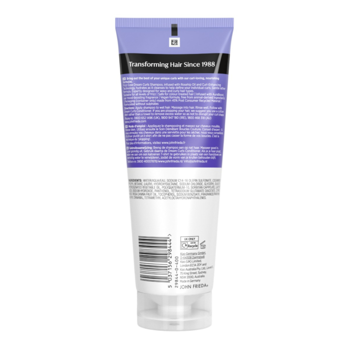 John Frieda Frizz Ease Dream Curls Szampon do włosów kręconych, 250 ml
