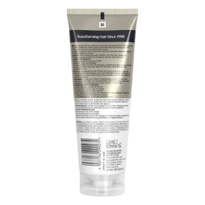 John Frieda ProFiller+ Odżywka zagęszczająca włosy, 250 ml