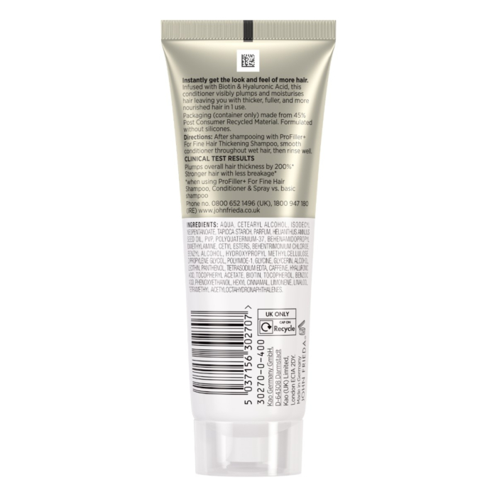 John Frieda ProFiller+ Odżywka zagęszczająca włosy, 75 ml